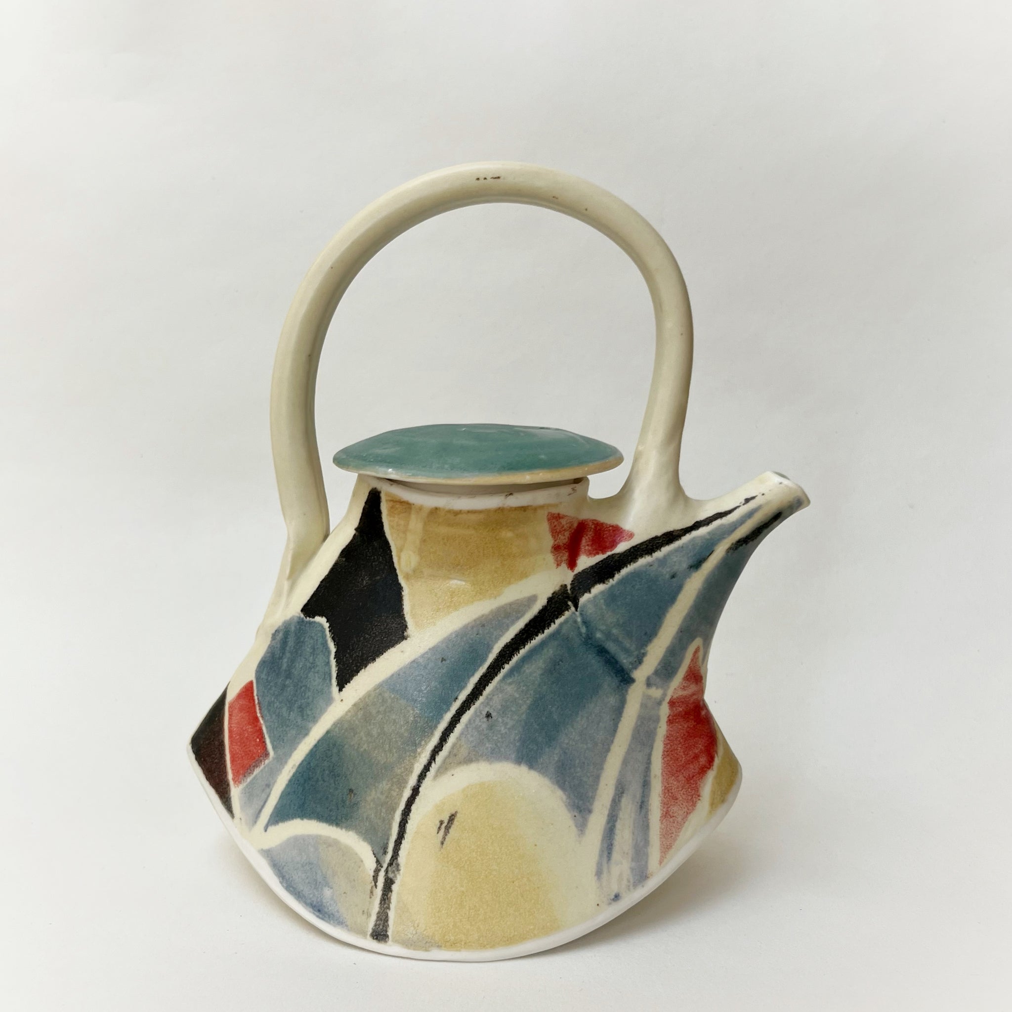 boat teapot - SOLD