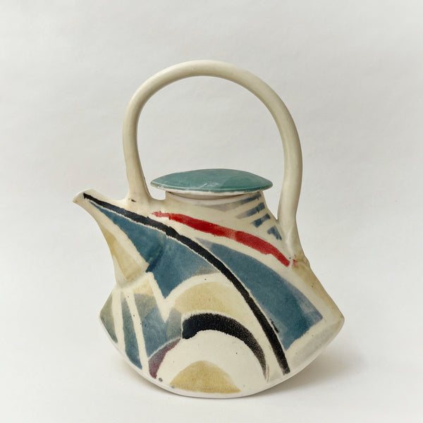 boat teapot - SOLD