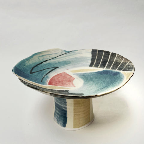 pedestal platter