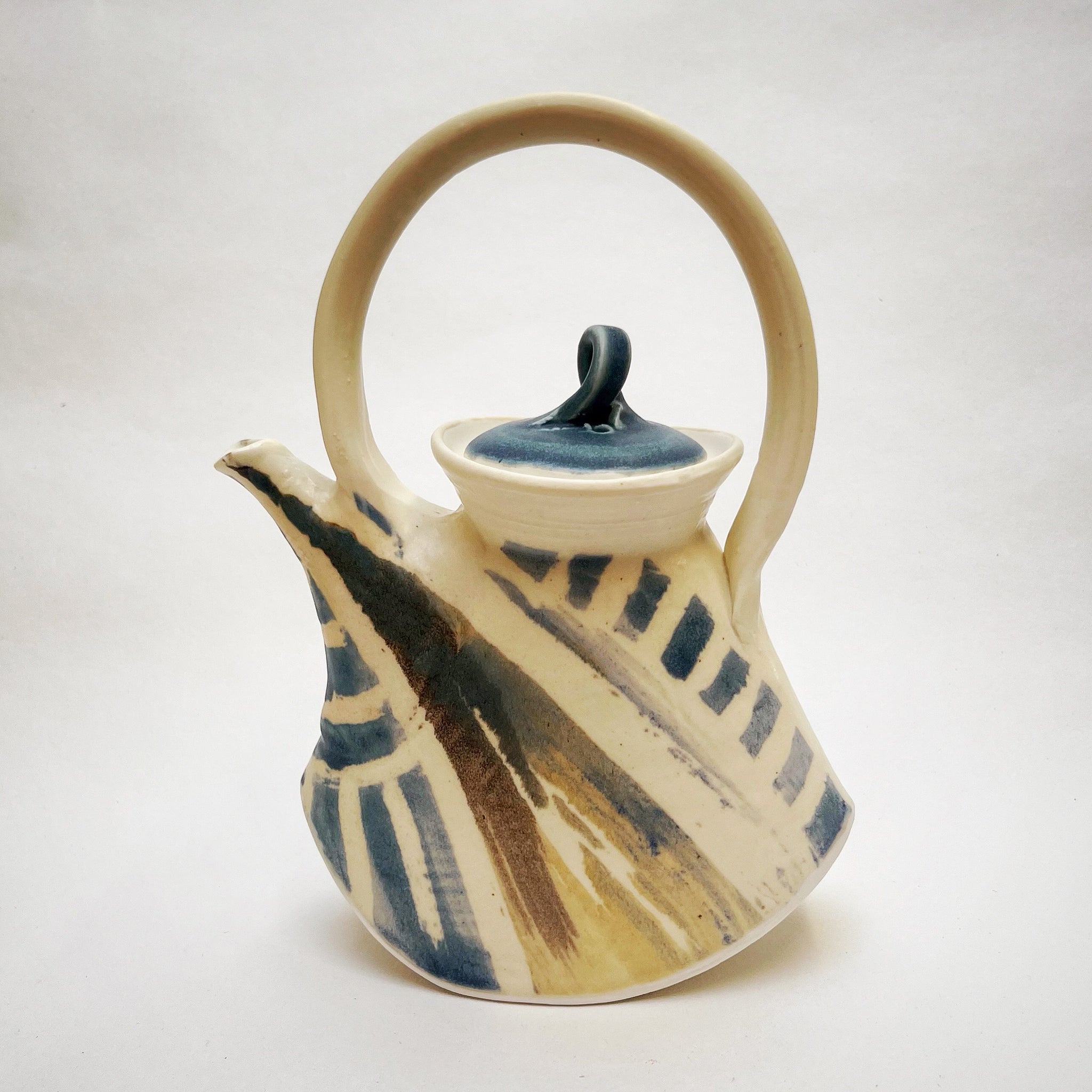 boat teapot - SOLD